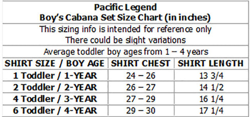 Hawaiian Islands Archipelago Boy's 2pc Hawaiian Cabana Set